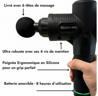 Pistolet de massage  Reliv Pro